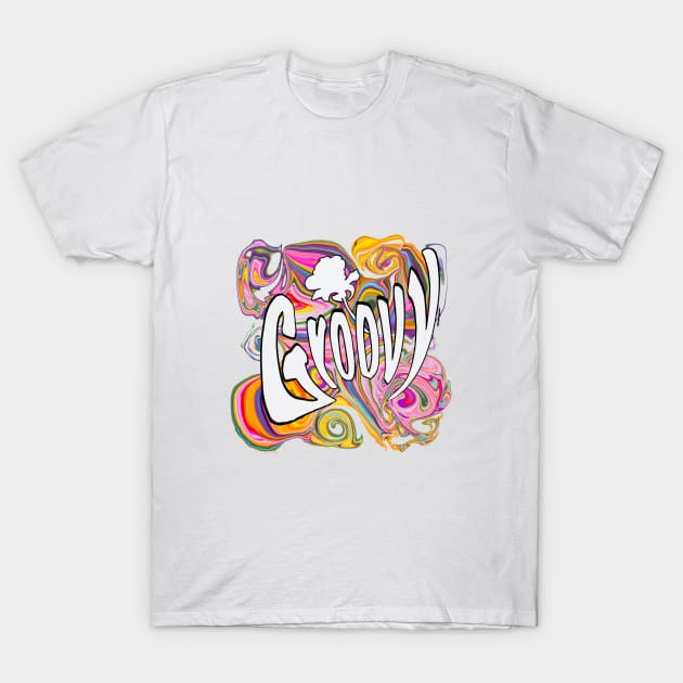 Groovy, Man! T-Shirt by missdebi27